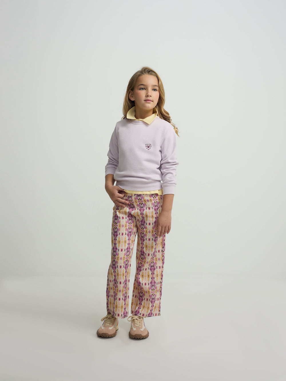 Sudadera girl silbon love lila