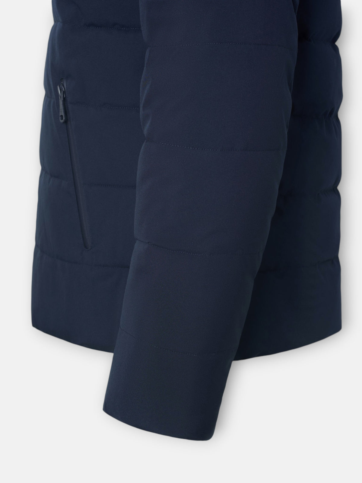 Abrigo tecnico reversible azul marino verde
