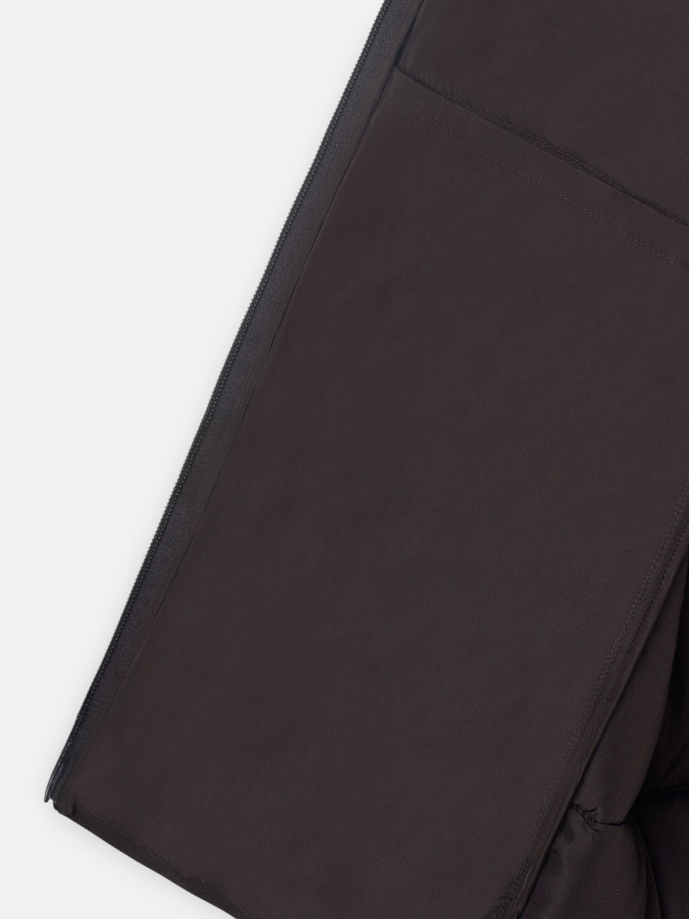 Brown padded technical vest