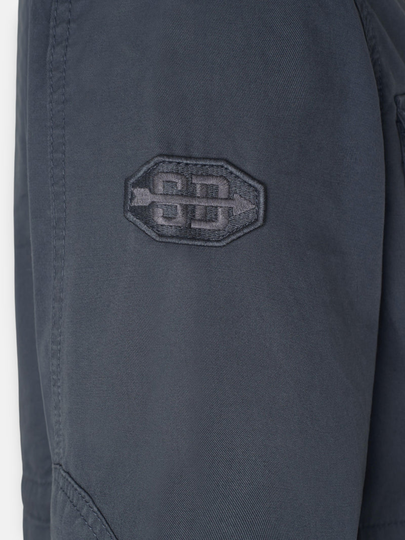 Chaqueta militar azul marino