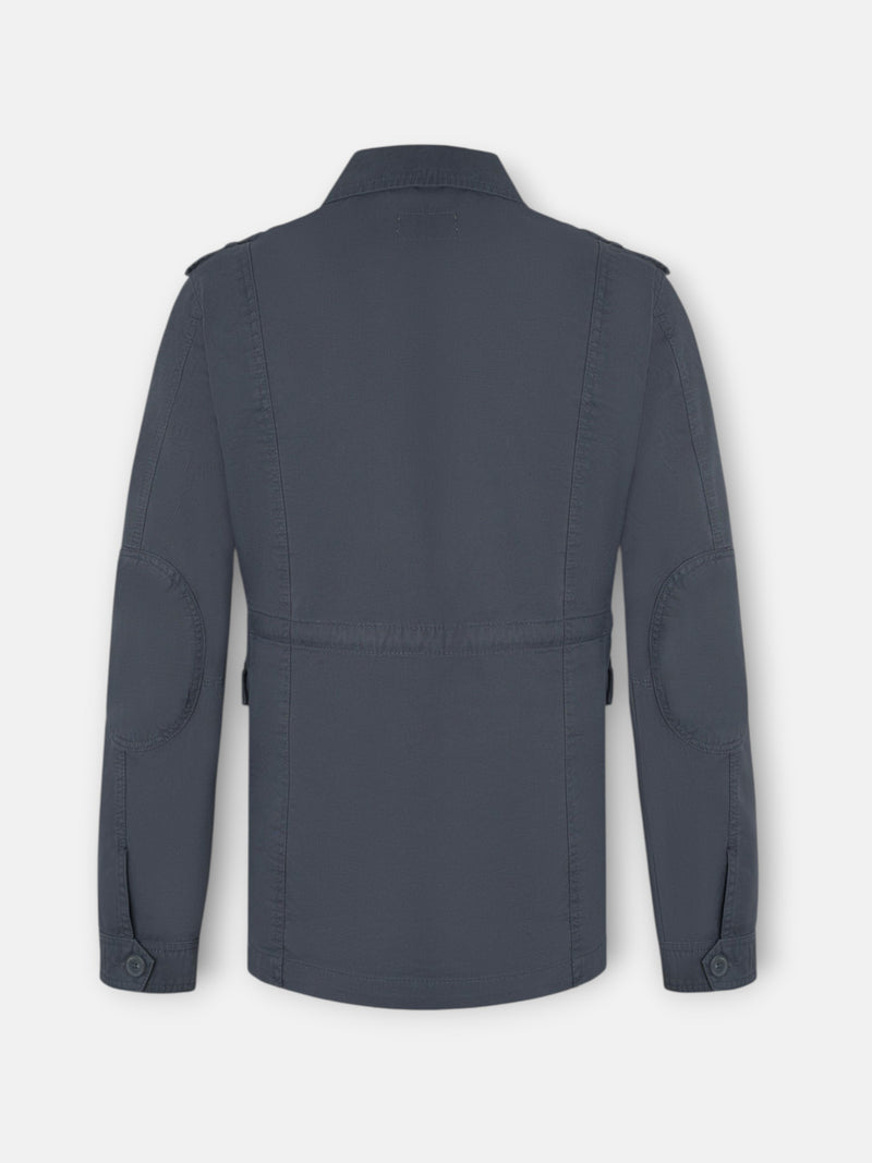 Chaqueta militar azul marino
