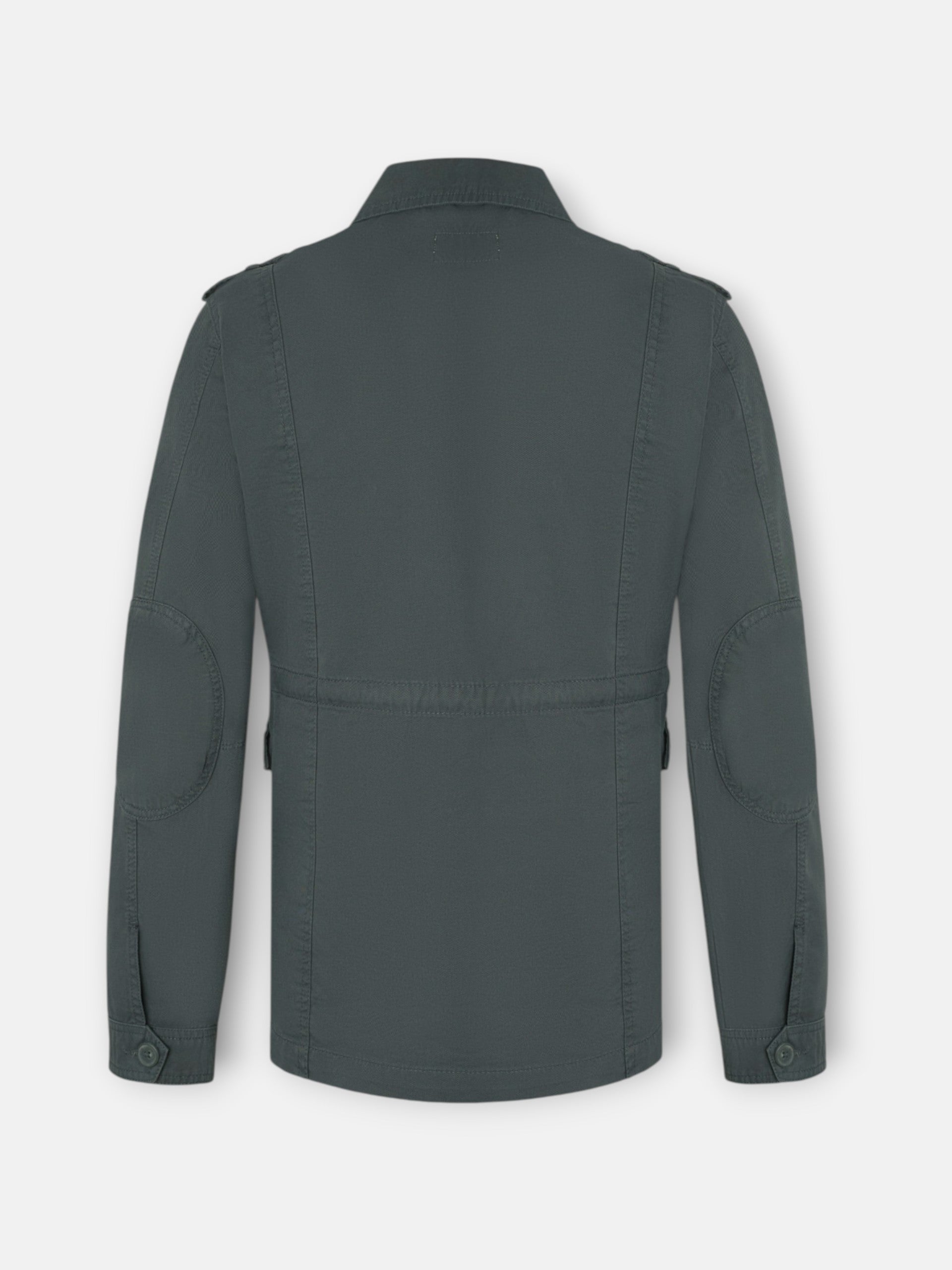Chaqueta militar verde oscuro