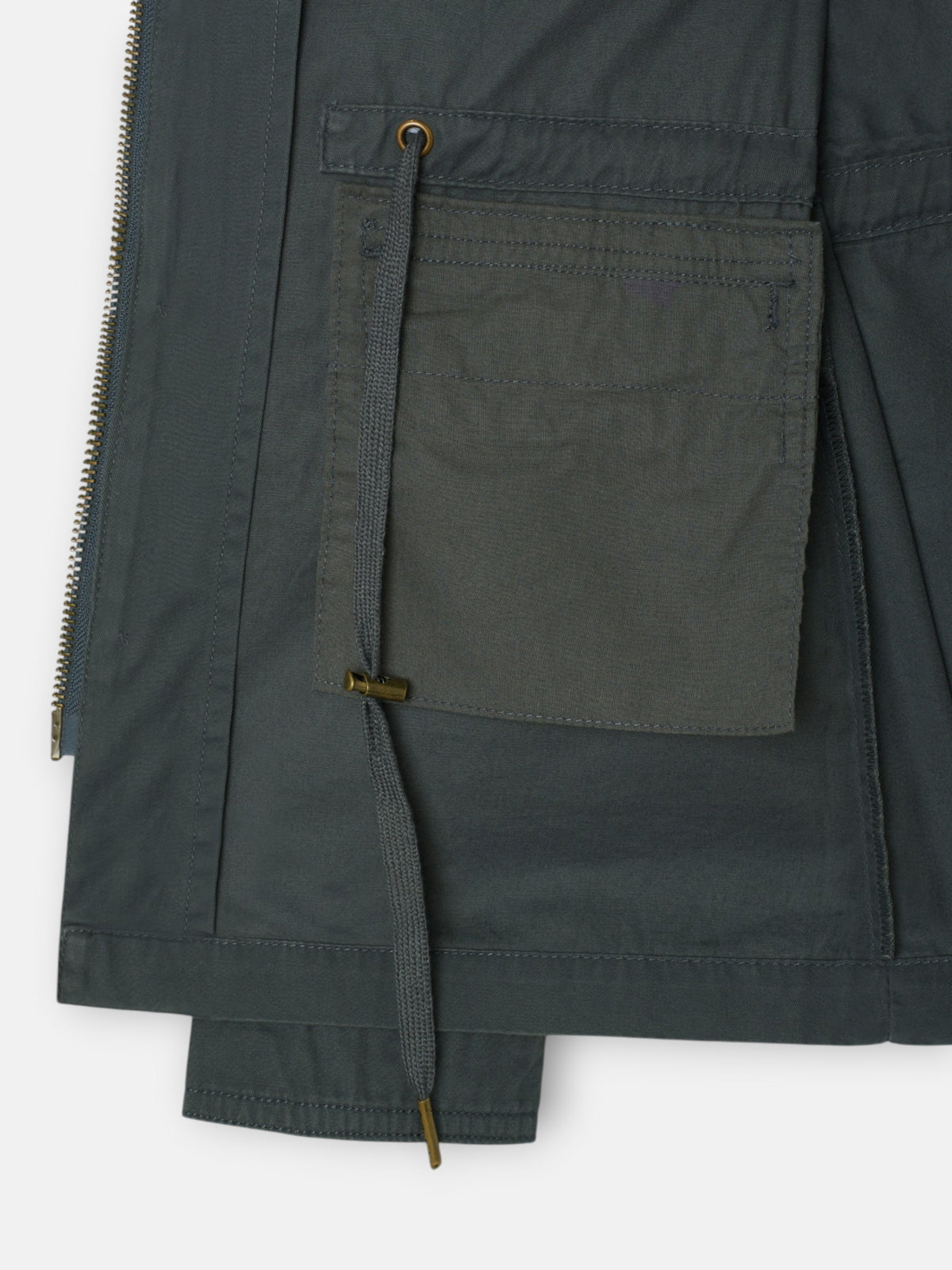 Chaqueta militar verde oscuro
