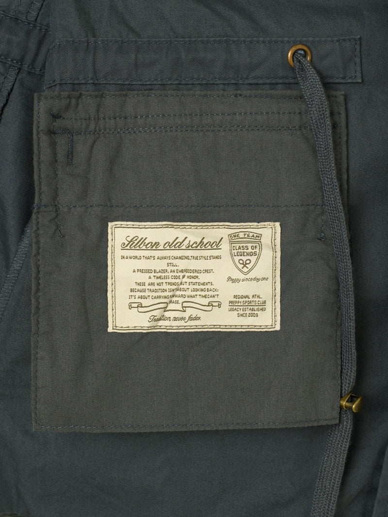 Chaqueta militar verde oscuro