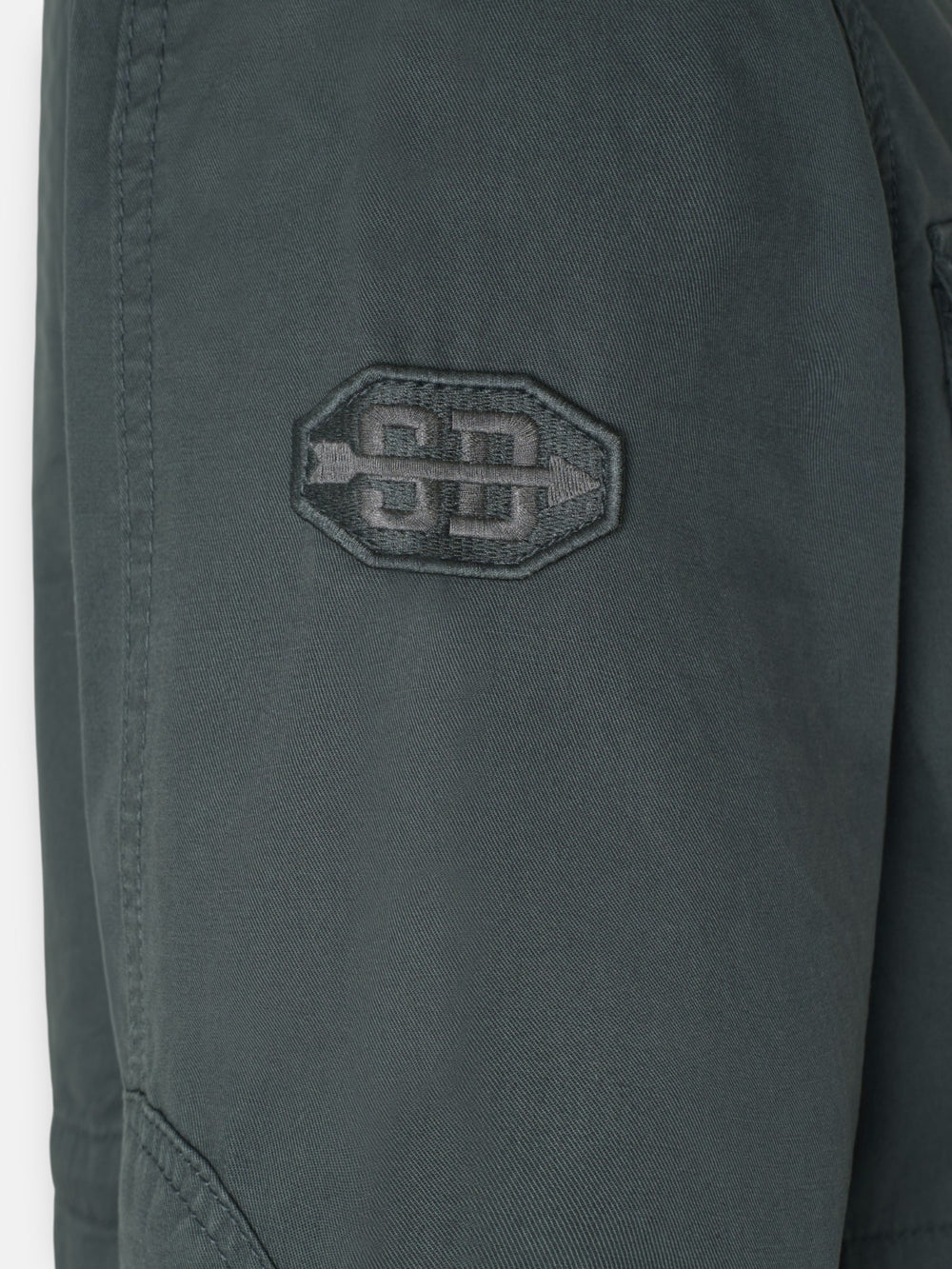 Chaqueta militar verde oscuro