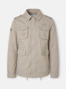 Chaqueta militar beige oscuro