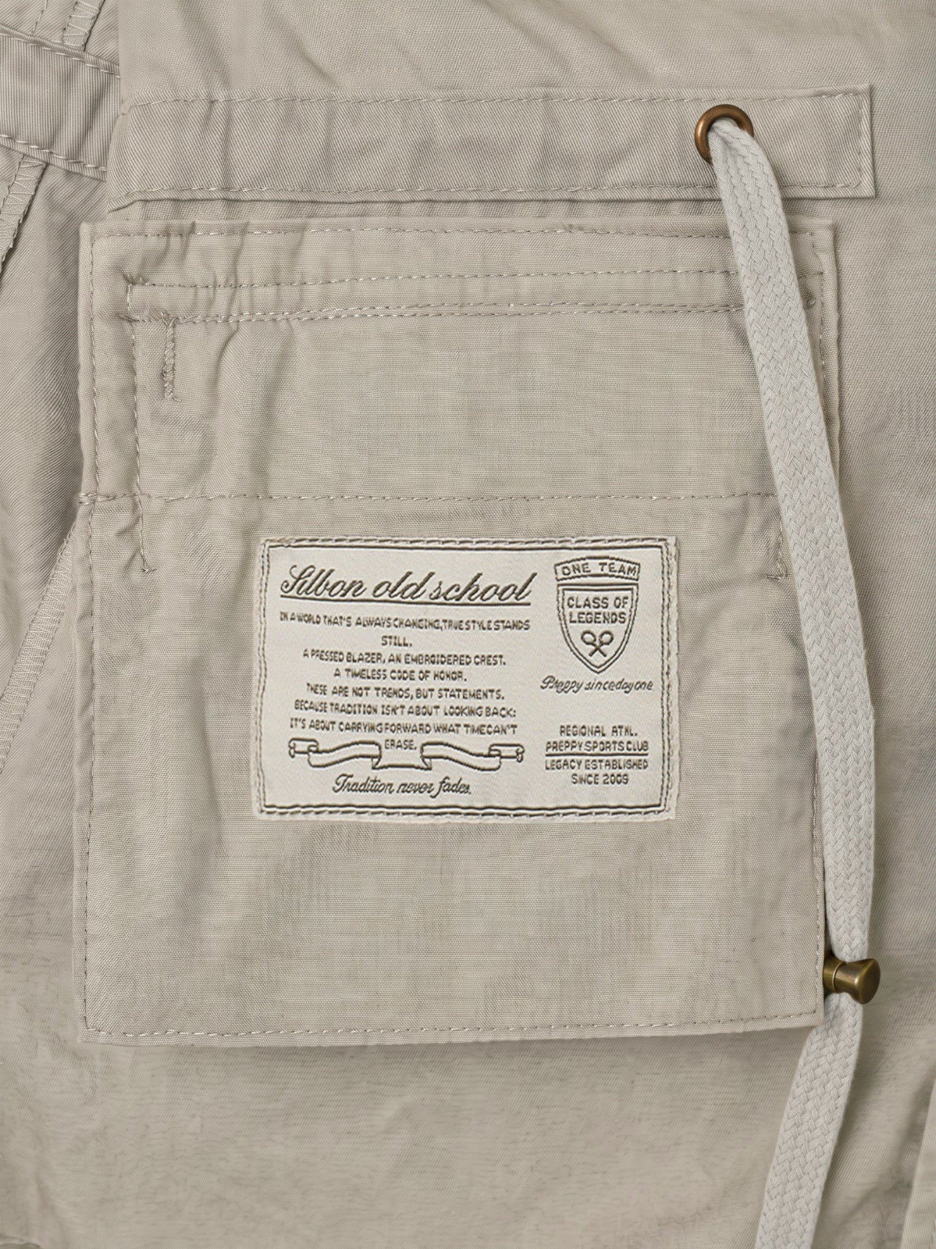 Chaqueta militar beige oscuro