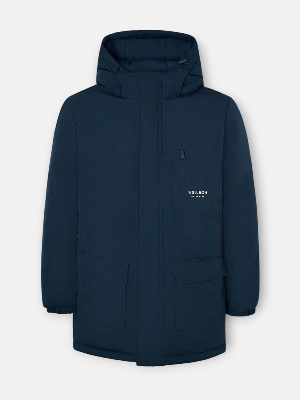 Anorak bolsillos azul marino