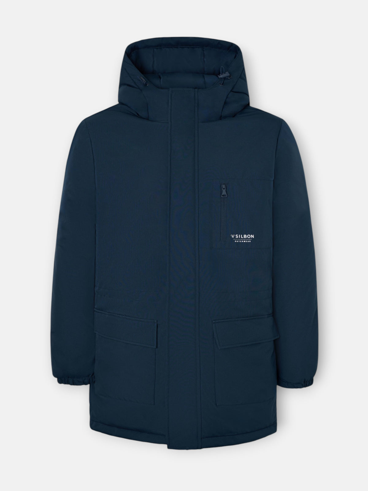 Anorak bolsillos azul marino