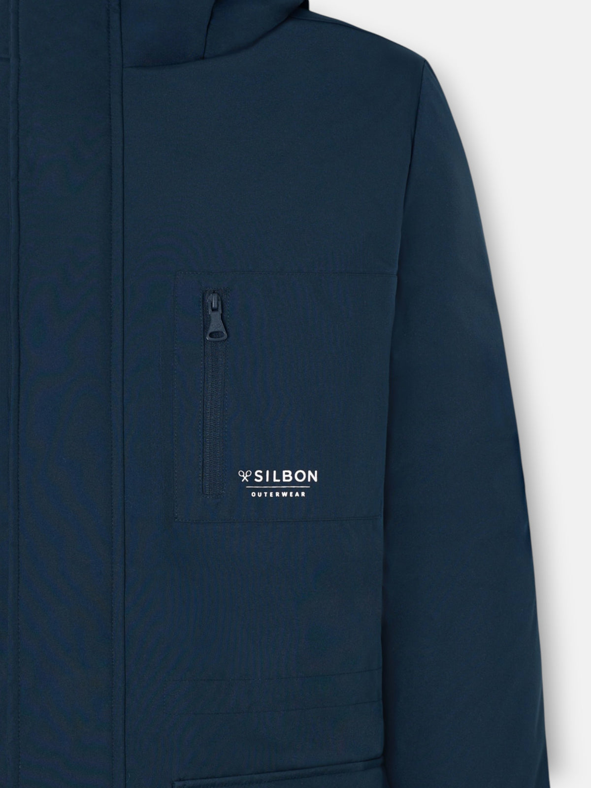 Anorak bolsillos azul marino