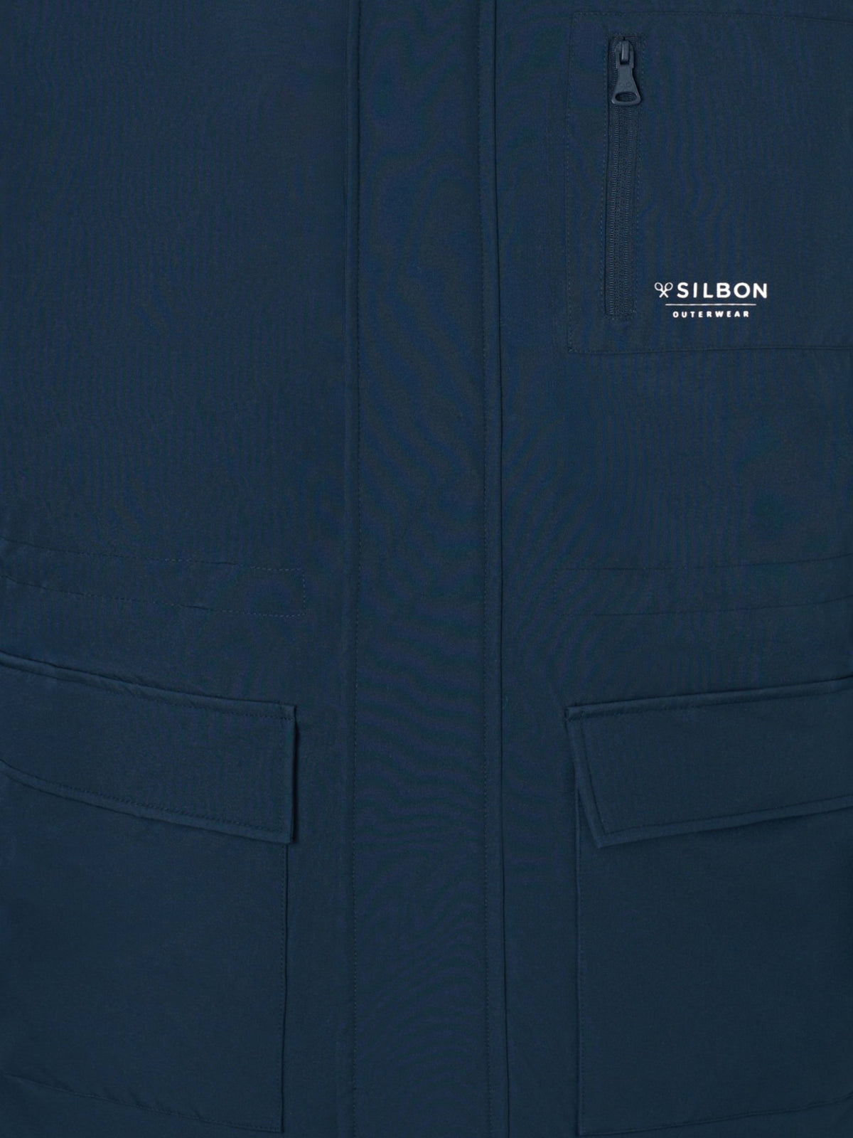 Anorak bolsillos azul marino