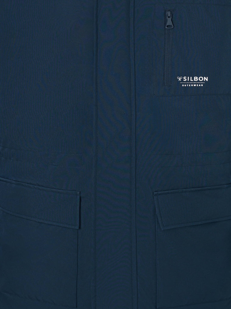 Anorak bolsillos azul marino