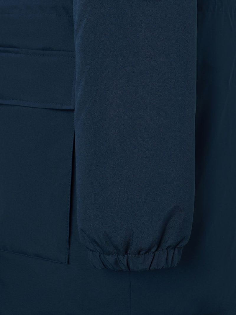 Anorak bolsillos azul marino