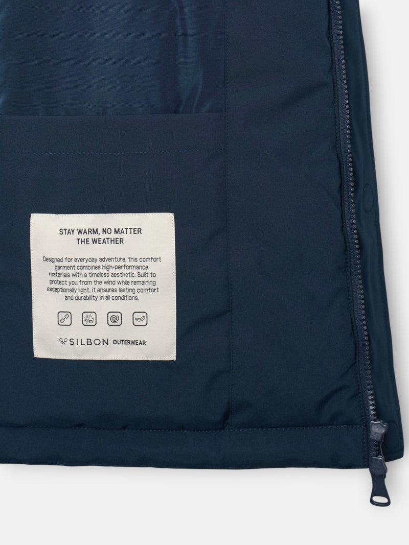 Anorak bolsillos azul marino