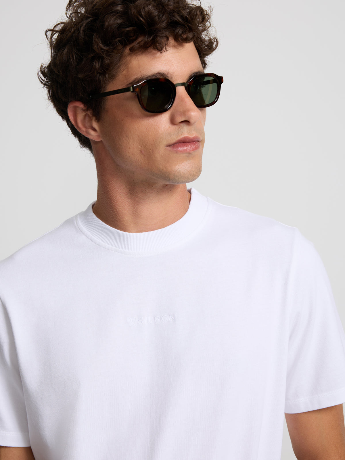 Silbon t-shirt in white shade