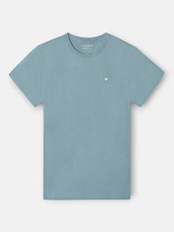 Camiseta clasica minilogo rizo petroleo