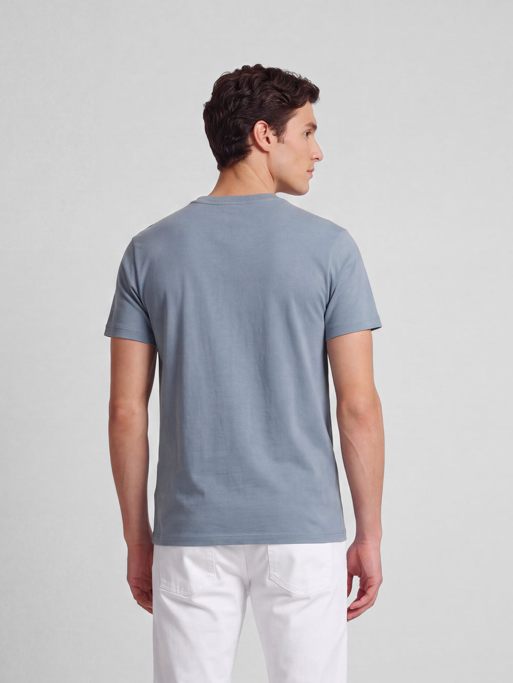 Camiseta clasica minilogo rizo petroleo