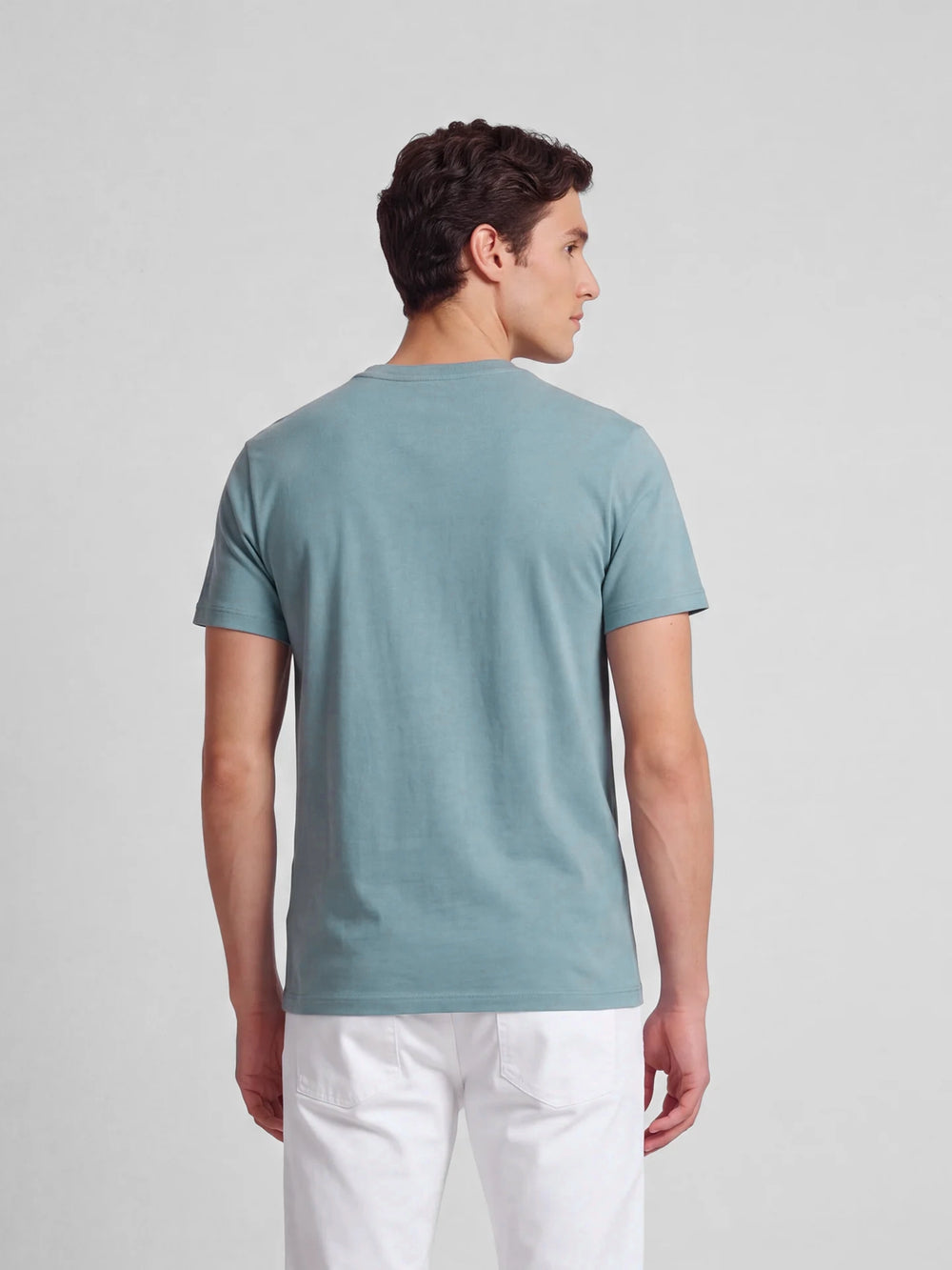 T-shirt classique minilogo bouclette pétrole