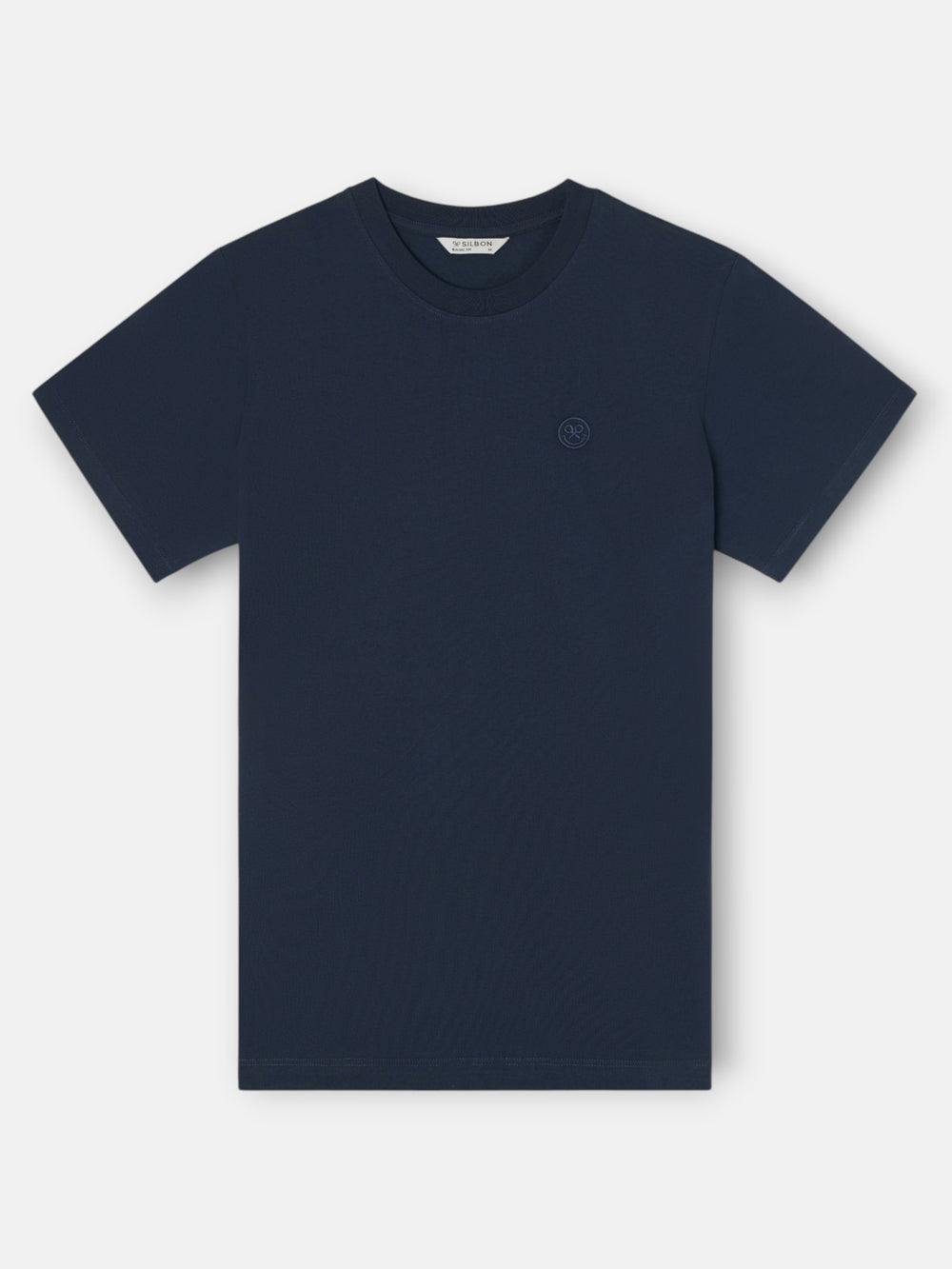 Navy blue smile logo t-shirt