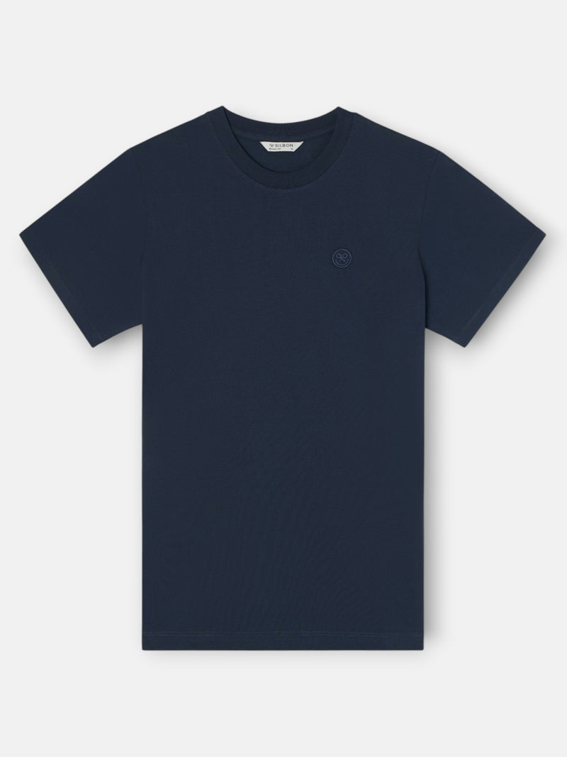 Camiseta logo smile azul marino