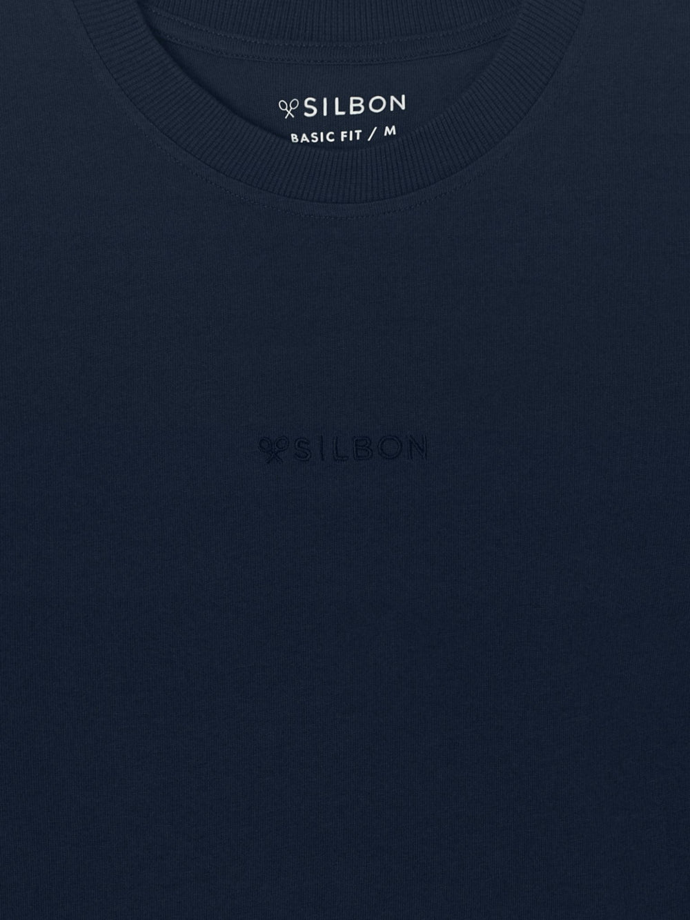 Silbon t-shirt in navy blue shade
