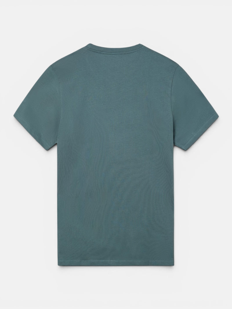 Camiseta clasica minilogo verde oscuro