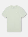Classic T-shirt with light green mini logo