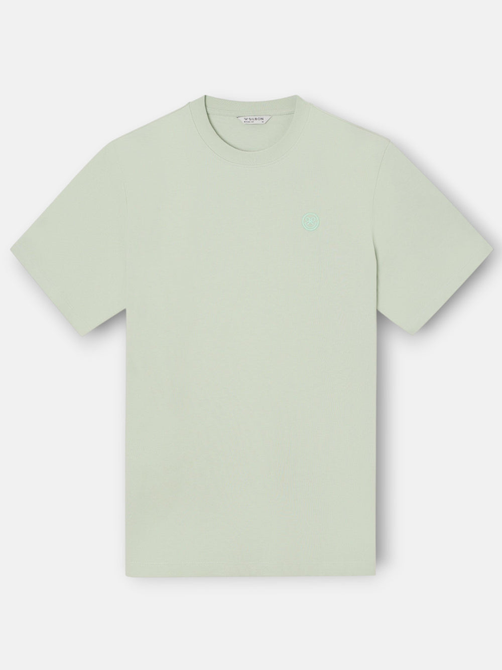 Camiseta logo smile verde claro