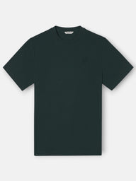 Camiseta logo smile verde oscuro