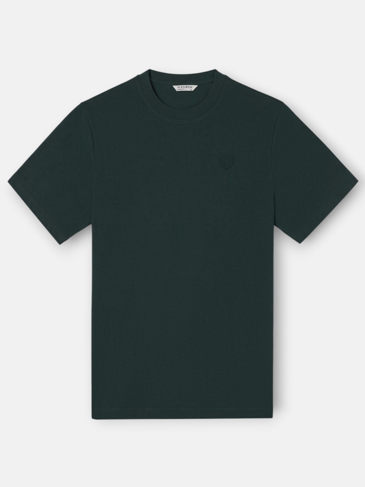 Dark green smile logo t-shirt