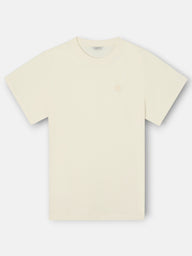 Camiseta logo smile crema