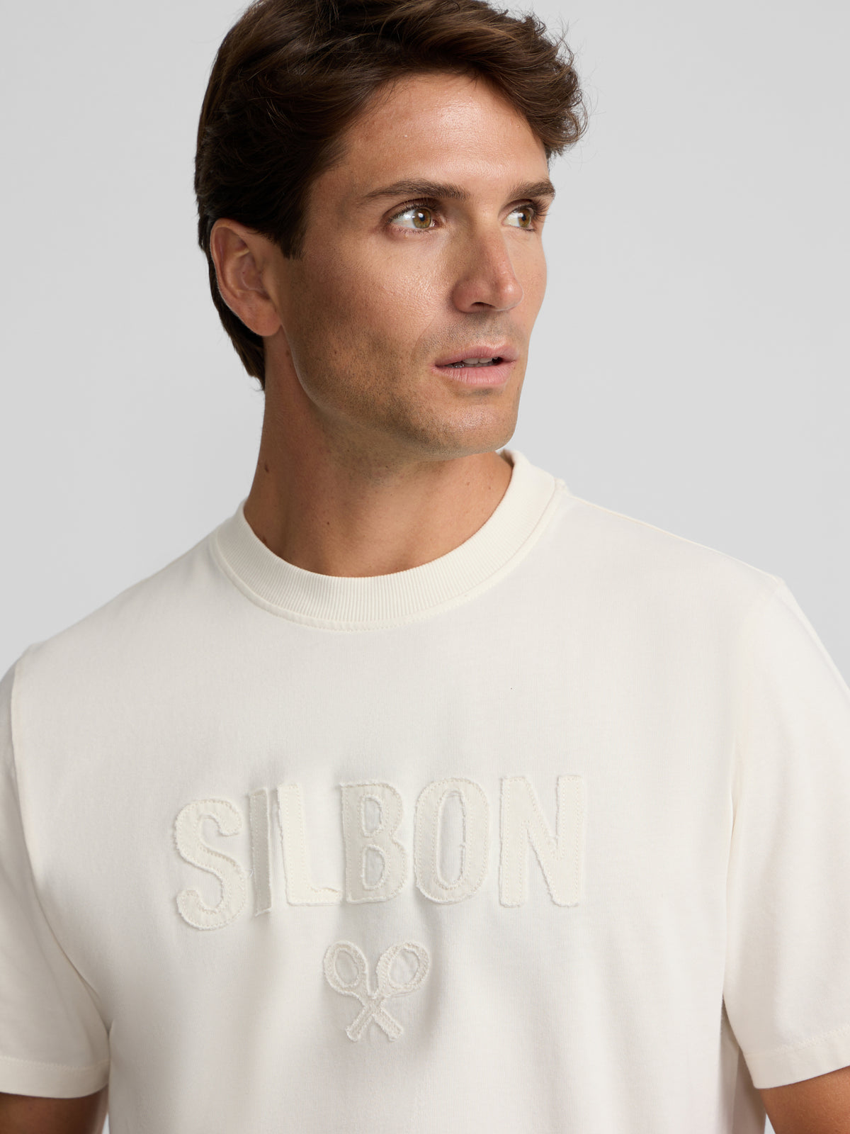 Camisola Silbon patch tom creme