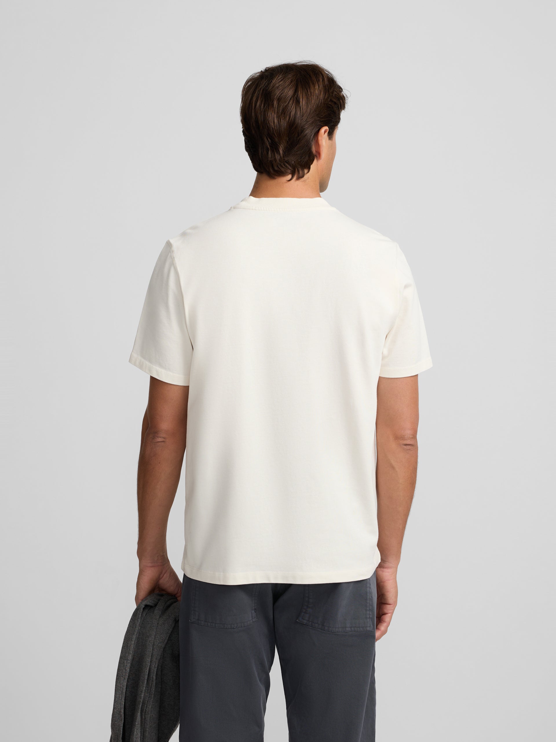 Camiseta Silbon patch tom creme