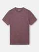 Camiseta clasica minilogo burdeos