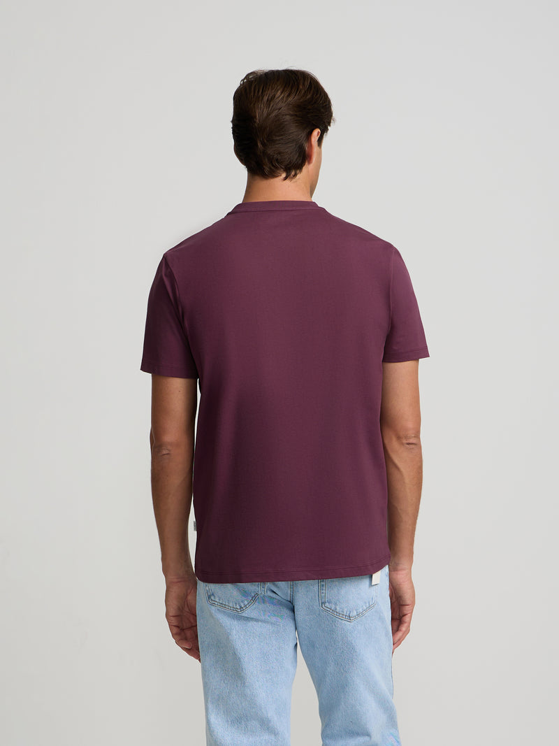Classic burgundy minilogo t-shirt