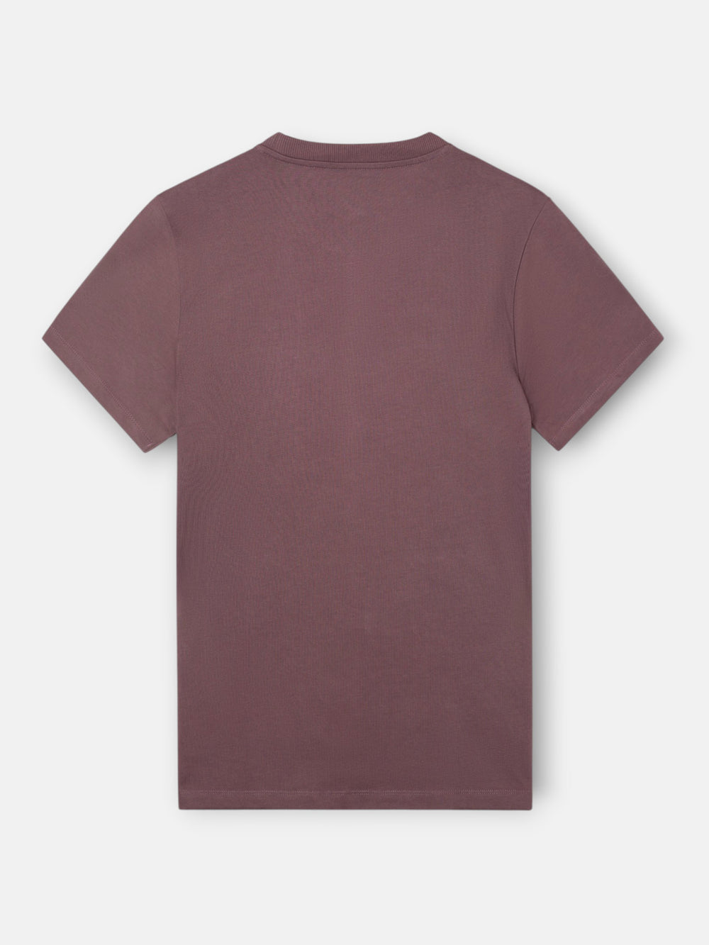 Camiseta lisa minilogo parche burdeos