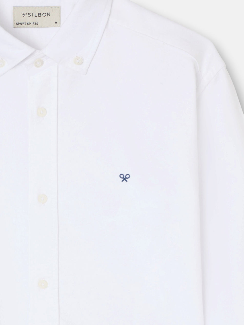 Camisa sport oxford warm blanca