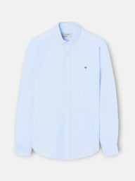 Camisa sport oxford warm celeste