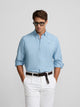 Camisa desportiva denim azul claro