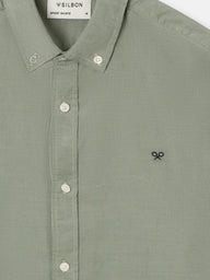 Camisa sport pana verde claro