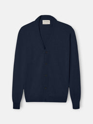 Cardigan clasico azul marino