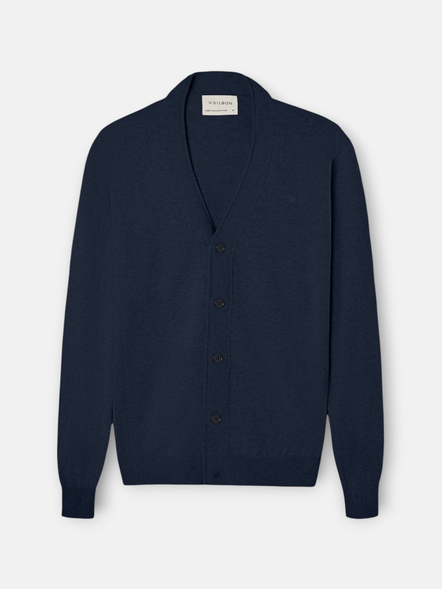 Cardigan clasico azul marino