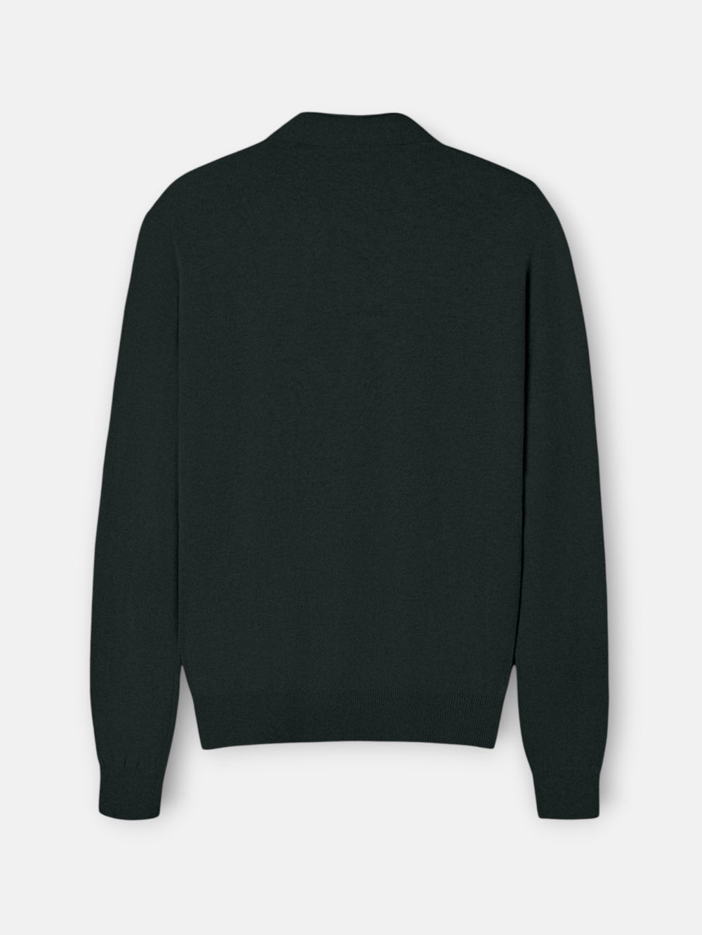 Cardigan clasico verde oscuro