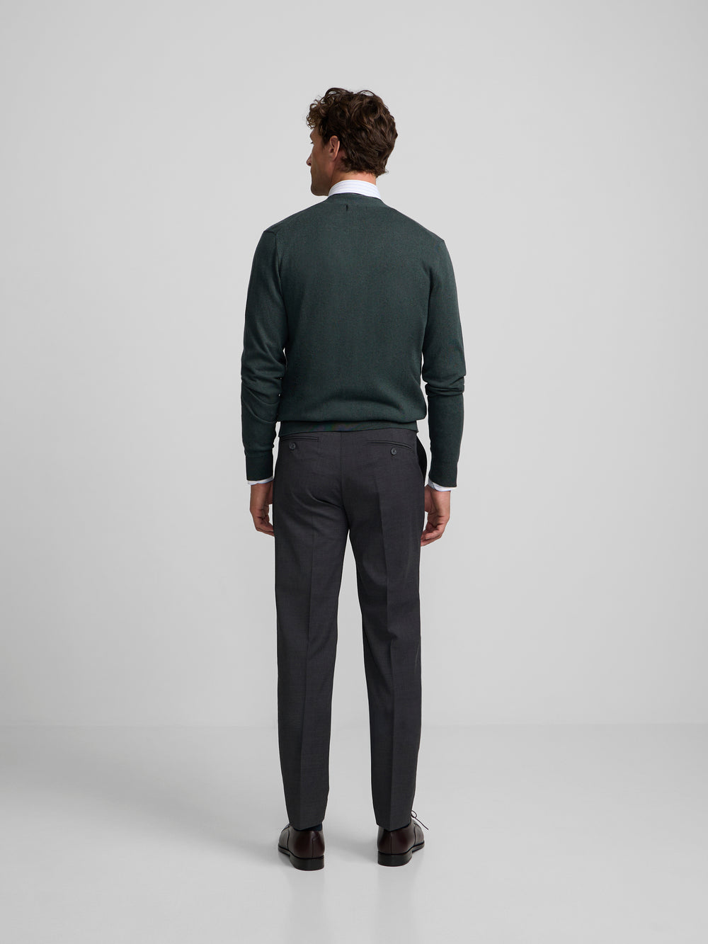 Classic dark green cardigan