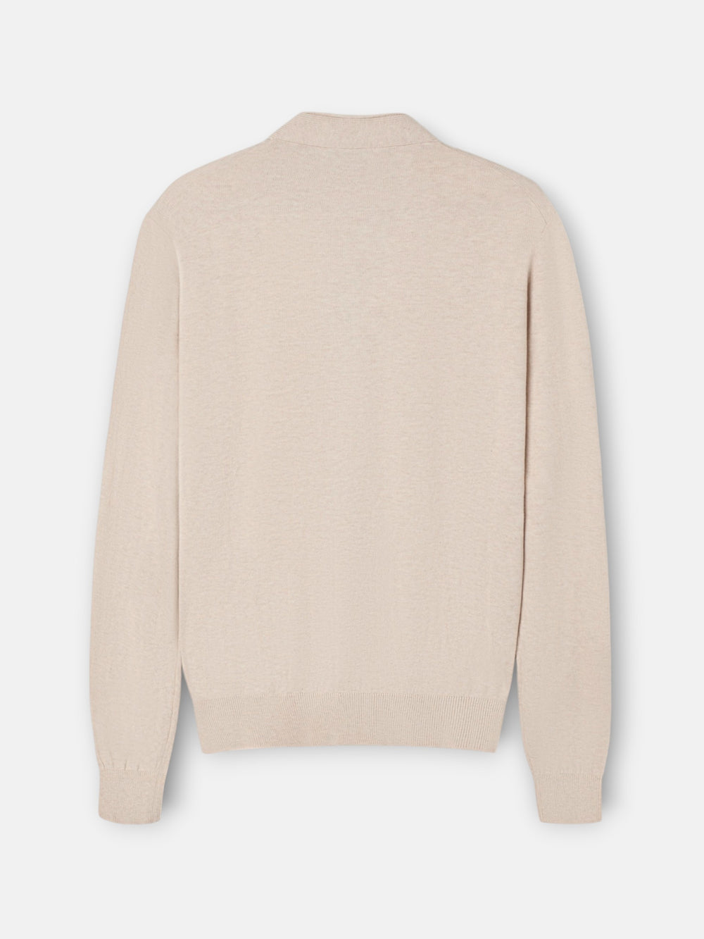 Cardigan clasico beige