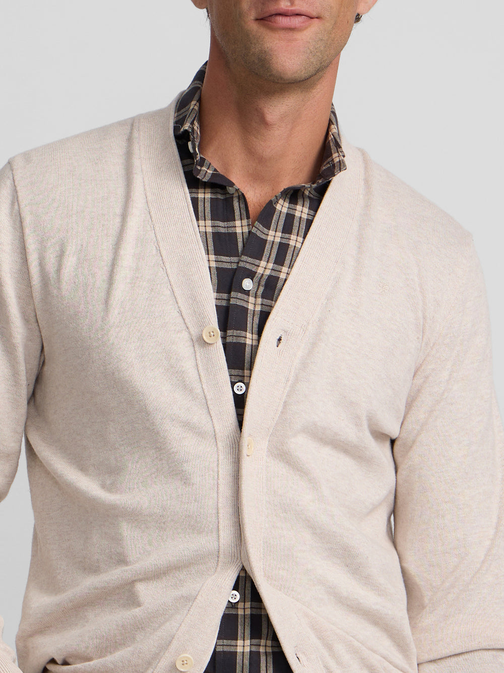 Classic beige cardigan
