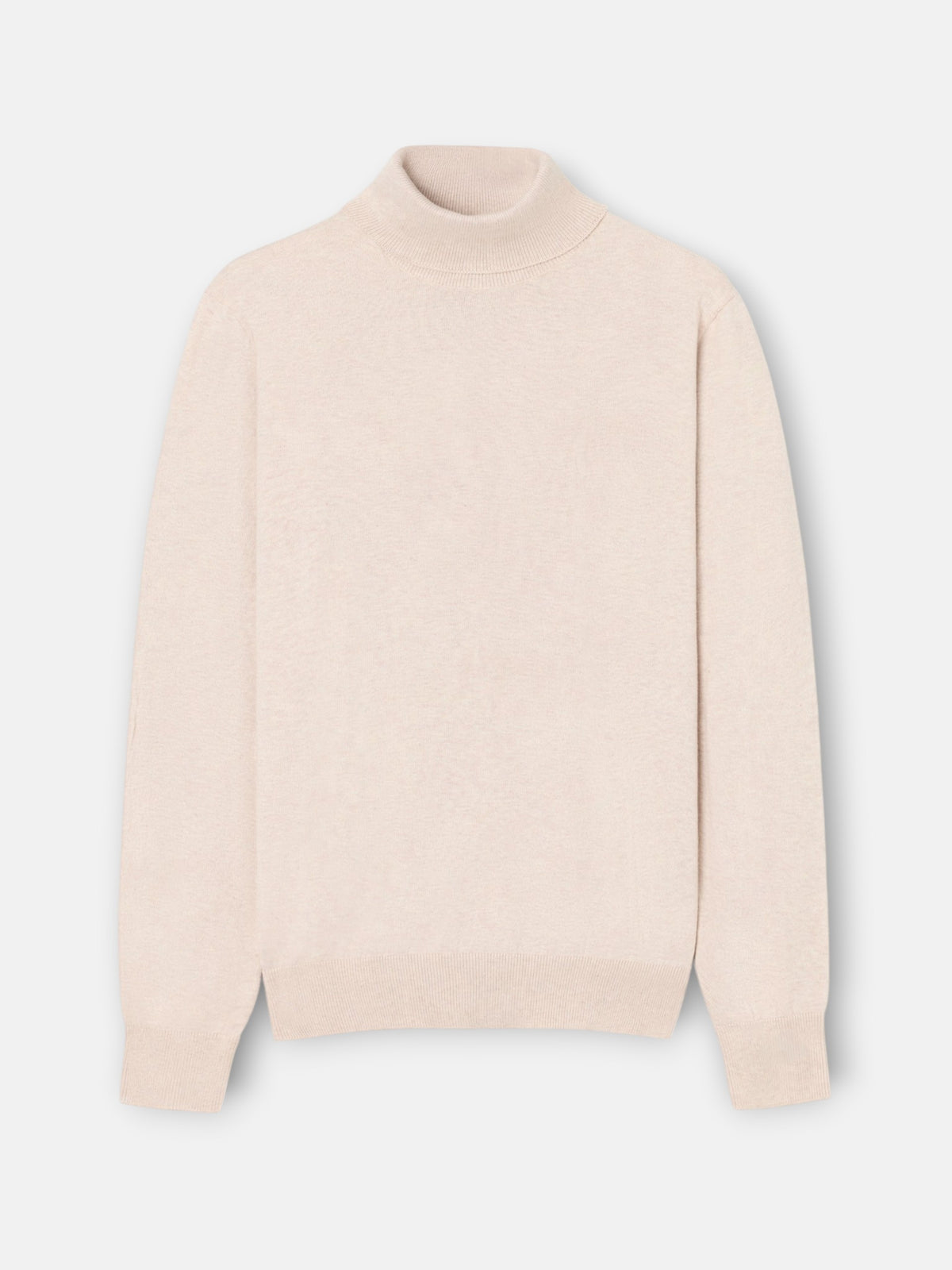 Jersey cuello vuelto beige