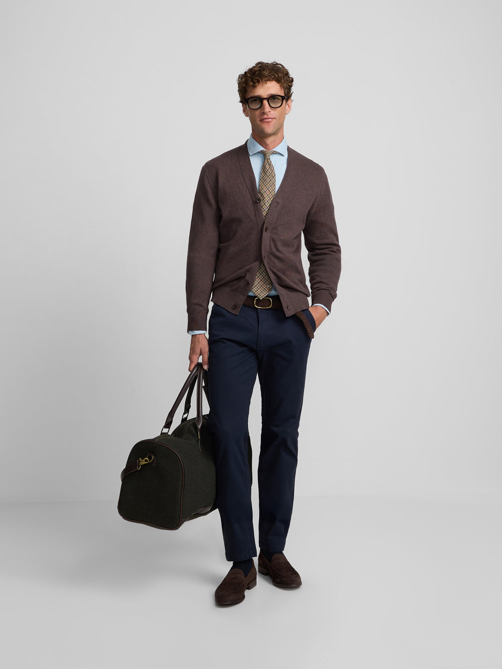 Cardigan classique marron