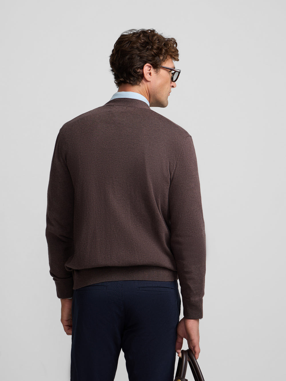 Cardigan classique marron