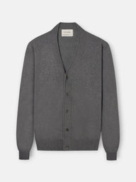 Cardigan clasico gris